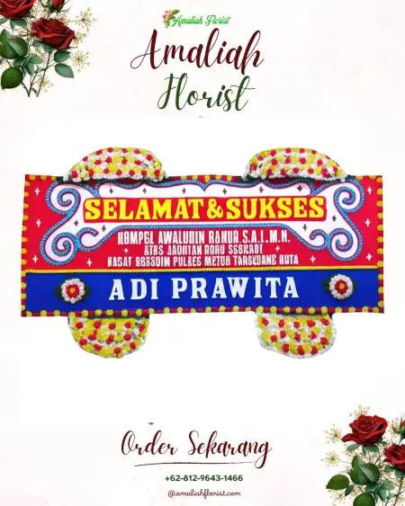 Papan Bunga Ucapan Selamat Pakiskembar